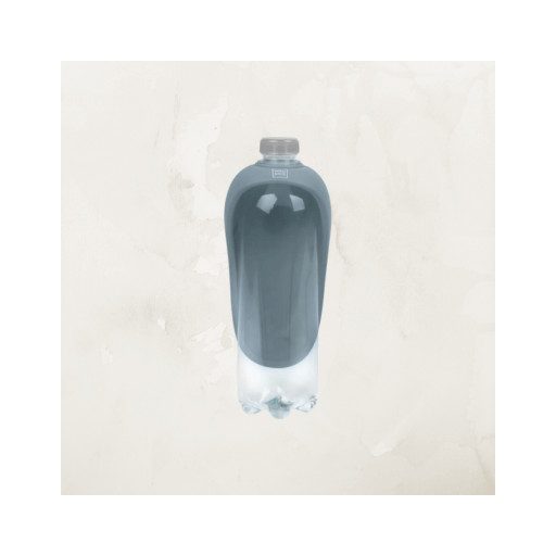 WAUDOG Silicone Bottle cup pet drinker - itató tál PET palackra (szürke) kutyák részére (16,5x9cm)