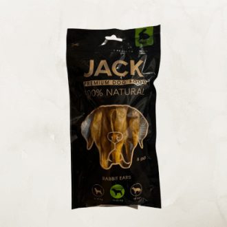   Jack Nyúlfül – 100% természetes rágóka kutyáknak (6 db)