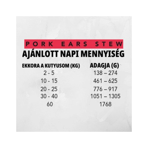 Alpha Spirit Real Food Pork Ears Stew 280 gr