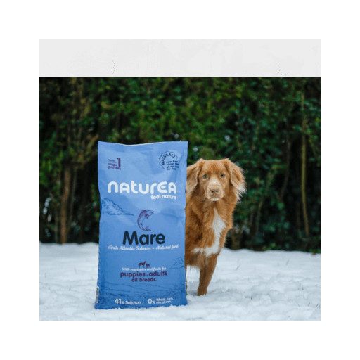 Naturea Naturals MARE - Lazac - Hipoallergén táp kölyök és felnőtt kutyáknak - kimérve 1 kg